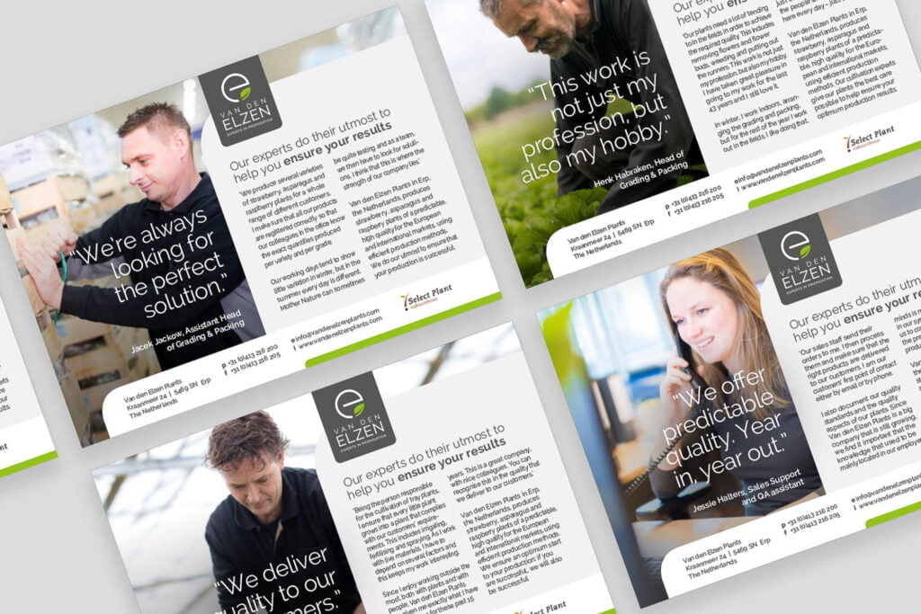 Ontwerp brochures by Questo
