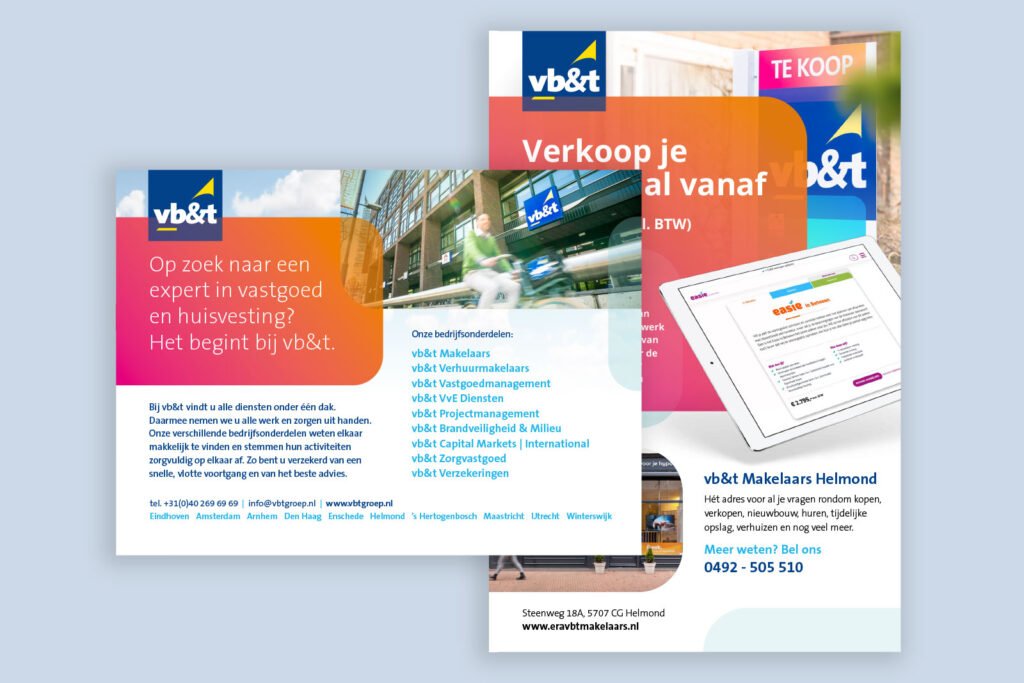 Ontwerp brochure vb&t