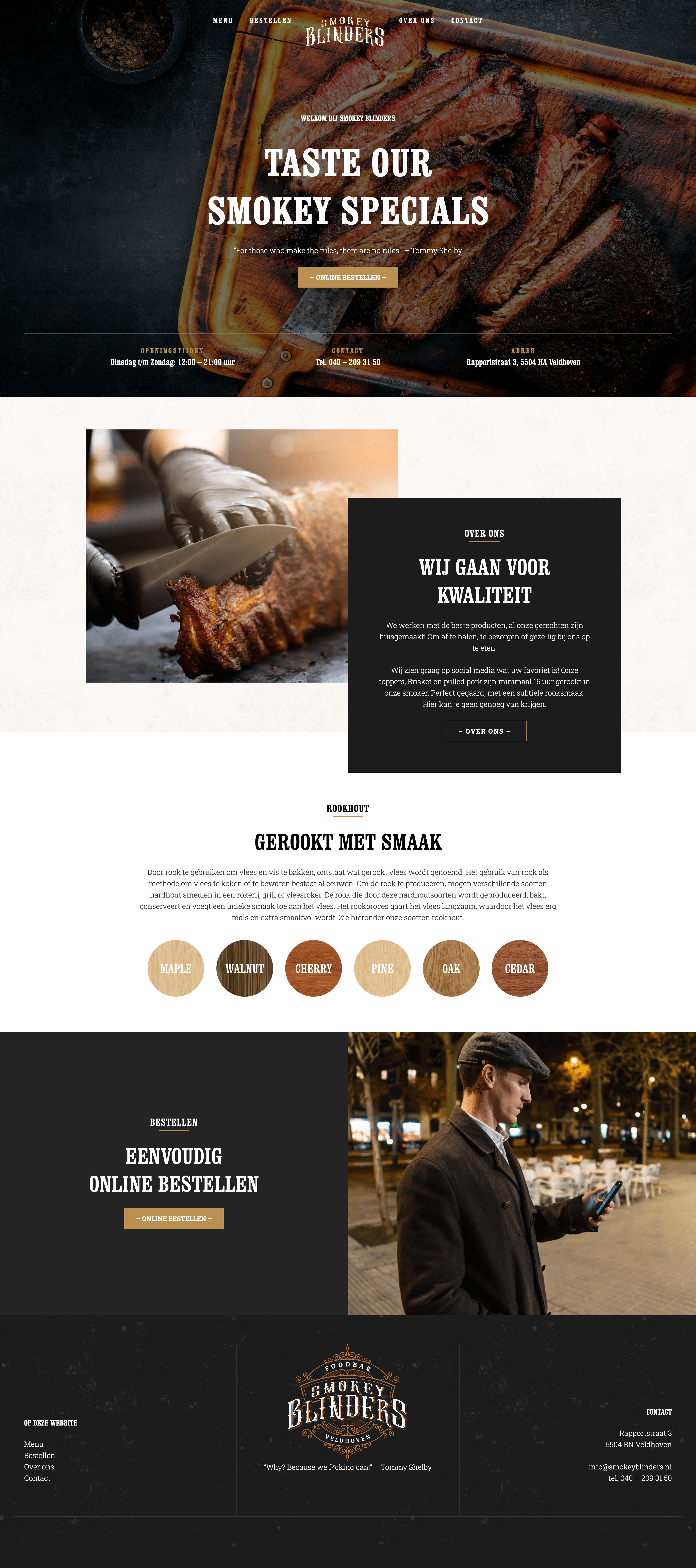Website Smokey Blinders