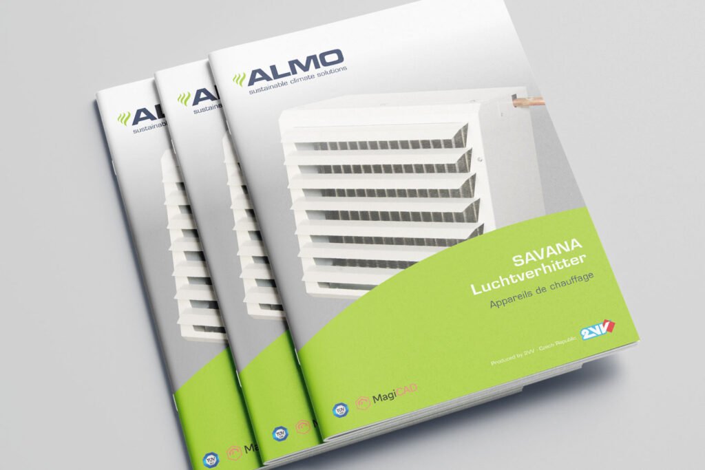 Ontwerp brochure Almo