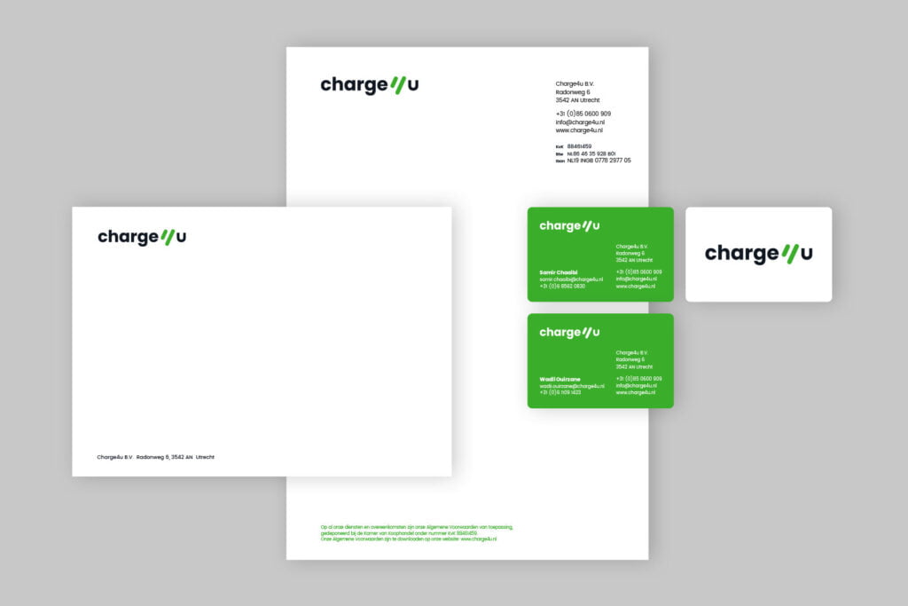 Ontwerp huisstijl Charge4U